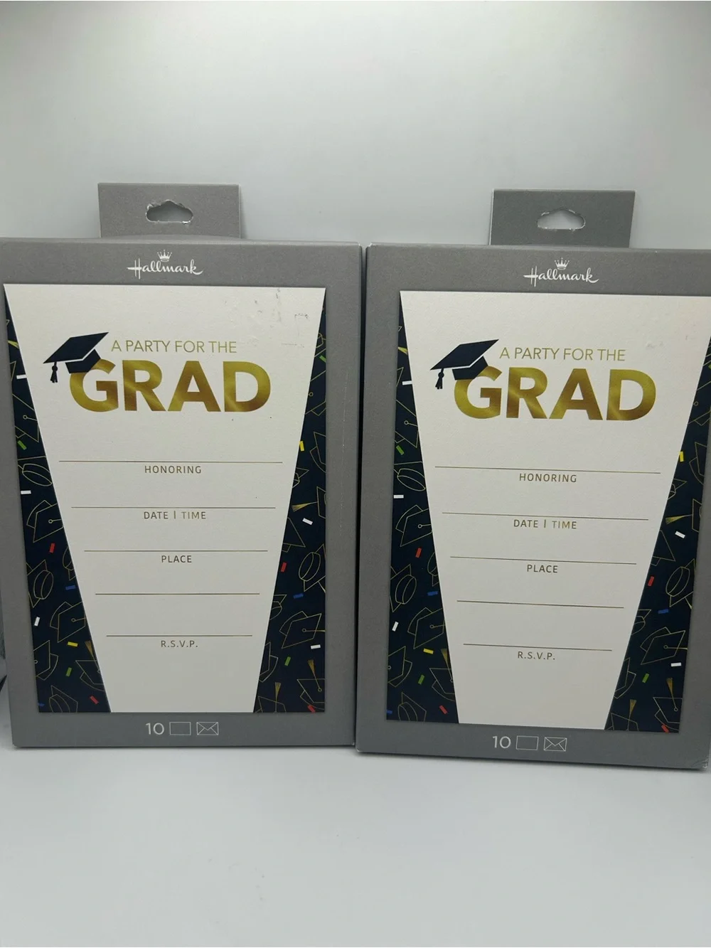 Hallmark 'A Party for the Grad' Graduation Invitation Pack of 10 each; 2 sets 🎓
